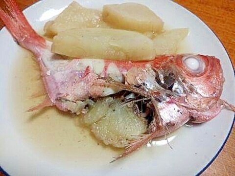 金目鯛と 大根の 煮物